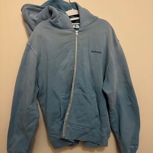 Madhappy Ombré Blue Zip-Up Hoodie